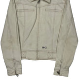 Motorcycle Harley Davidson Graphic Jacket - XL Cream Cotton