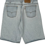 Levis Denim Shorts - 34W 10L Light Wash Cotton