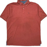 Tommy Hilfiger Polo Shirt - Large Red Cotton