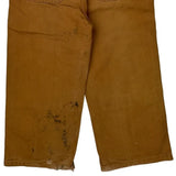 Age 4 Carhartt Double Knee Overalls - XS Brown Cotton