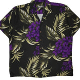 Favant Floral Hawaiian Shirt - XL Black Viscose