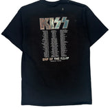 Kiss Hanes Band T-Shirt - Medium Black Cotton