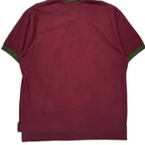 Walt Disney World Disney Cartoon Polo Shirt - XL Burgundy Cotton