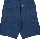 Levis Cargo Shorts - 34W 10L Blue Cotton