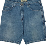 Wrangler Denim Shorts - 35W 10L Blue Denim