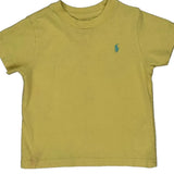 Age 2 Polo By Ralph Lauren T-Shirt - XS Yellow Cotton