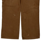 Dickies Carpenter Trousers - 35W 29L Brown Cotton