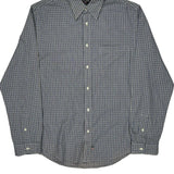 Ralph Lauren Checked Shirt - Large White Cotton