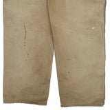 Carhartt Double Knee Carpenter Trousers - 37W 30L Beige Cotton