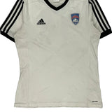 Lusa Adidas Football Shirt - Medium White Polyester