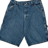 Wrangler Denim Shorts - 28W UK 10 Blue Denim