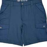 Dickies Cargo Shorts - 34W 9L Blue Polyester