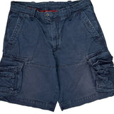 Polo By Ralph Lauren Cargo Shorts - 32W 10L Blue Cotton
