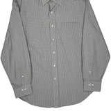 Andrew Polo By Ralph Lauren Checked Shirt - Large Grey Cotton