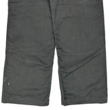 Cat Double Knee Cargo Trousers - 34W 32L Black Cotton