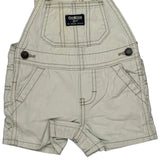 6 Months Oshkosh Dungarees - 3XS Cream Cotton