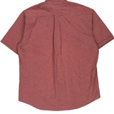 Tommy Hilfiger Checked Short Sleeve Shirt - Large Red Cotton