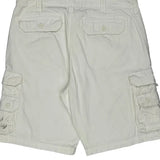 Lee Cargo Shorts - 36W 9L White Cotton