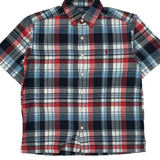 Age 10-12 Polo By Ralph Lauren Checked Short Sleeve Shirt - Medium Multicoloured Cotton