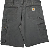 Carhartt Cargo Shorts - 36W 11L Grey Cotton