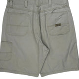 Wrangler Carpenter Shorts - 35W 10L Gray Cotton