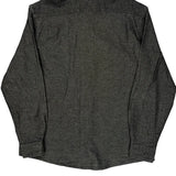 Wrangler Shirt - Large Gray Cotton Blend