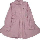 Age 7 Ralph Lauren A-Line Dress - XS Pink Cotton