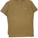 Polo By Ralph Lauren Polo Shirt - Medium Beige Cotton