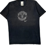 Manchester United Nike Graphic T-Shirt - Large Black Cotton