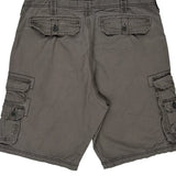 Lee Cargo Shorts - 38W 11L Grey Cotton