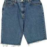 550 Levis Denim Shorts - 34W 12L Blue Cotton