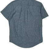 Tommy Hilfiger Short Sleeve Shirt - Medium Blue Cotton