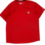 Carhartt T-Shirt - XL Red Cotton