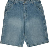 Lee Denim Shorts - 32W 11L Light Wash Cotton