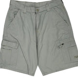 Wrangler Cargo Shorts - 34W 10L Grey Cotton