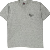 Fruit Of The Loom Single Stitch T-Shirt - Large Gray Cotton Blend