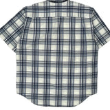 Tommy Hilfiger Checked Short Sleeve Shirt - XL Blue Cotton
