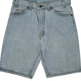 Levis Denim Shorts - 31W 10L Light Wash Denim