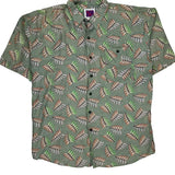 One Eight Hundred Short Sleeve Shirt - Medium Multicoloured Silk