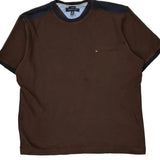 Tommy Hilfiger T-Shirt - 2XL Brown Cotton