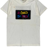 Maryland Lottery Screen Stars Single Stitch T-Shirt - XL White Cotton