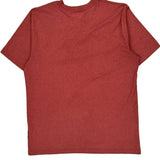 Carhartt T-Shirt - Large Red Cotton