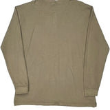 Carhartt Long Sleeve T-Shirt - 2XL Beige Cotton