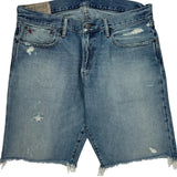 Polo By Ralph Lauren Denim Shorts - 34W 11L Light Wash Denim