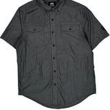 Ecko Unltd Short Sleeve Shirt - Medium Grey Cotton