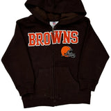 Browns Nfl Football Hoodie - 3XS Brown Cotton