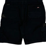 Dickies Cargo Shorts - 37W 10L Black Cotton