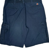 Dickies Cargo Shorts - 37W 11L Navy Cotton