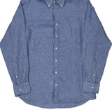 Spier & Mackay Slim Shirt - Large Blue Linen