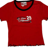 Age 10 Chase Authentics Nascar T-Shirt - Medium Red Cotton